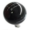 C7 Corvette Black Shift Knob With Silver Shift Pattern and Stingray